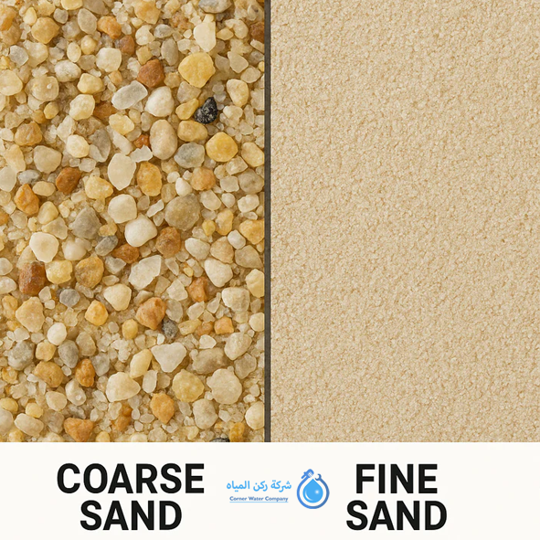 رمل وحصى السيليكا